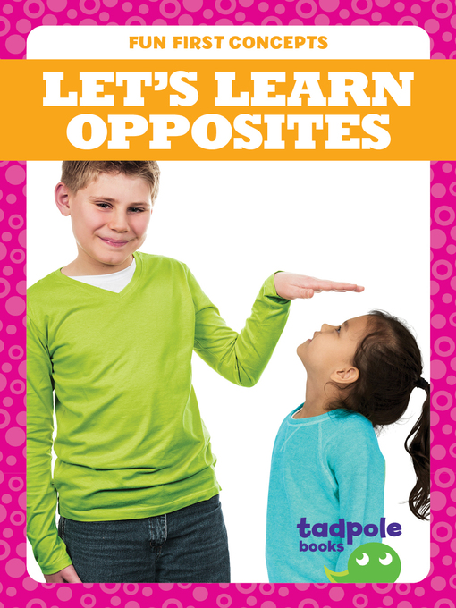 Cover image for Let's Learn Opposites